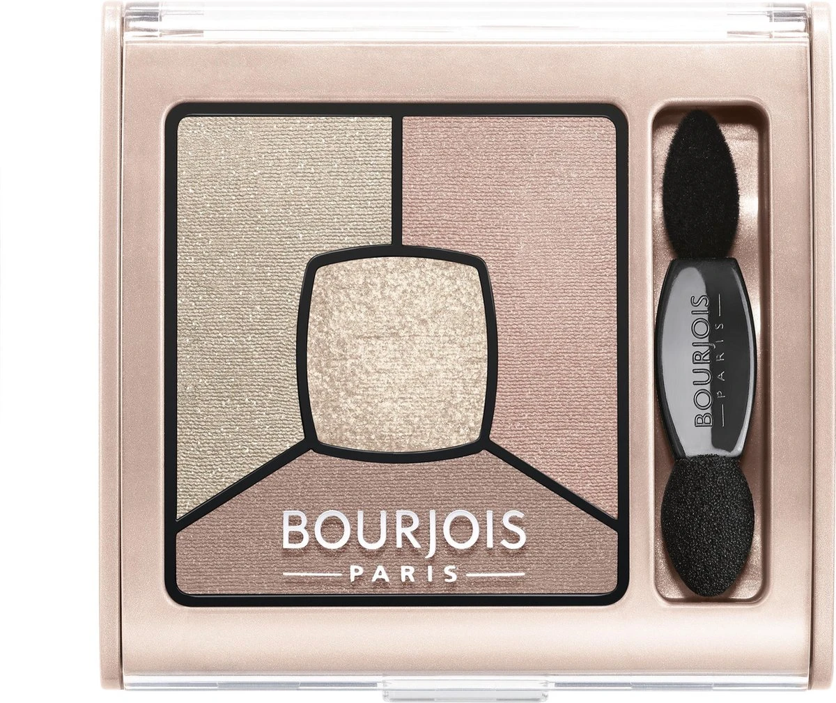 Bourjois Smoky Stories Quad Oogschaduw Palette - 14 Tomber Des Nudes 1 Bourjois Smoky Stories Quad Oogschaduw Palette - 14 Tomber Des Nudes