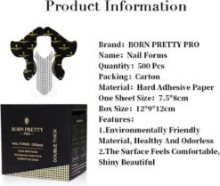 Born Pretty - Nagelsjablonen - 500 Stuks - Nagel Sjablonen - Nagel Stickers - Nail Forms - Nagel Sjablonen Verlenging - Nagelvormen - Nagel Sjablonen Stiletto - Nail Sjablonen - Nail Sjablonen Form - Nail Sjablonen Vorm - Nagelverlenging -Glam Make-up Verkoop 1200x1015 1