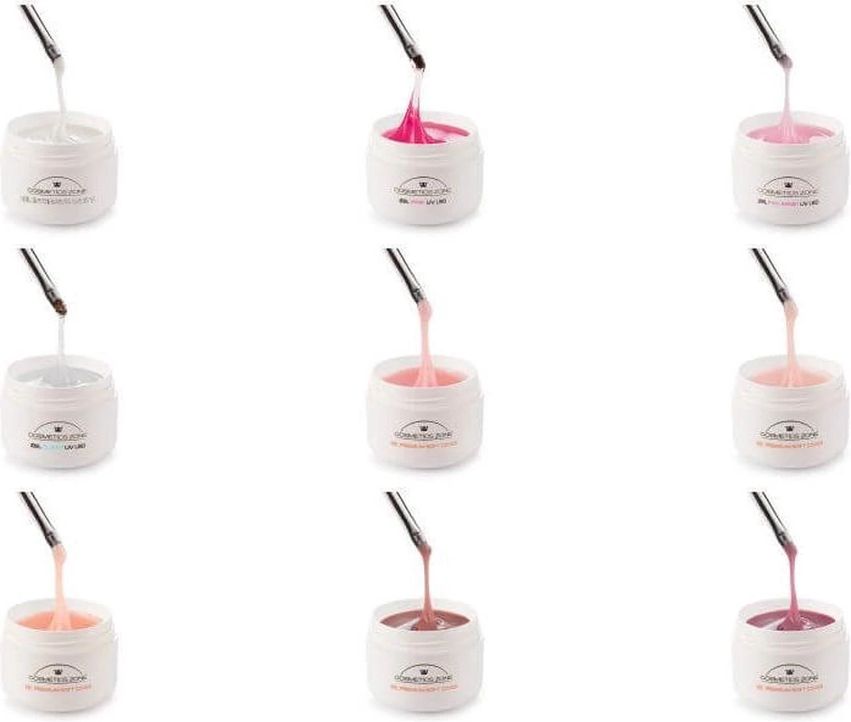 Cosmetics Zone UV/LED Gel Cover 1 - 5ml. 4 Cosmetics Zone UV/LED Gel Cover 1 - 5ml. - Afbeelding 4
