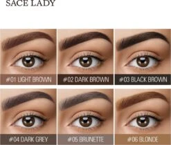 Sace Lady Tattoo Brow Peel-Off Gel - Brow Gel - Wenkbrauw Gel Mascara – Black Brown #03 – Assortiment ‘Het Gemak’ -Glam Make-up Verkoop 1200x1019 3
