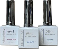 Gellex - SET Absolute Builder Gel In A Bottle #26 Nike - Starterspakket 3x18ml - Gel Nagellakset - Gellak -Glam Make-up Verkoop 1200x1023