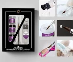 Acrylnagels Set | Nail Art | Liquid MMA Free | Wit, Roze & Transparant -Glam Make-up Verkoop 1200x1027