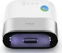 NAGELLAMP - Professionele Nageldroger - 48 Watt - LED UV Nagellamp - Gel Nagellak - 36 LEDlampjes - SMART Sensor – Timer - Nagel Gellak - Wit/Zilver -Glam Make-up Verkoop 1200x1035