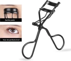 Merkloos Allsa - Wimperkruller Mat Zwart - Inclusief 4 Siliconen Pads - Wimperlifting - RVS -Glam Make-up Verkoop 1200x1038 2