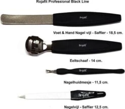 Rojafit Semiprofessionele Safiervijl 12,5 Cm. Zwart -Glam Make-up Verkoop 1200x1043 2