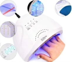 UV Nagel Lamp | Nagel Droger 48W | UV Nail Led Gel Lamp | Gelnagels | Nepnagels | 24W/48W Lamp | SUNone -Glam Make-up Verkoop 1200x1043