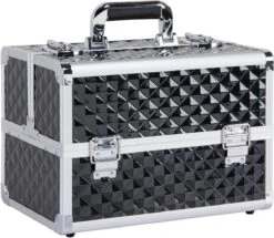 Make-upkoffer, Kapperskoffer, Cosmeticakoffer, Lege Nagelkoffer, Multikoffer, Afsluitbaar Voor Nageldesign/massageolie/fotoapparatuur, 34,7 X 22,2 X 25 Cm HMTM-YAHEE-411176 -Glam Make-up Verkoop 1200x1043 5