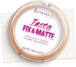 Rimmel London Insta Fix & Matte Make-uppoeder - 01 Clear 27 Rimmel London Insta Fix & Matte Make-uppoeder - 01 Clear -Glam Make-up Verkoop 1200x1052 6