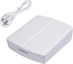 Merkloos Make-up Organizer Met Spiegel En LED Van METU-Online - Make Up Opberger - Make Up Spiegel Met Led Lamp - Makeup Opbergdoos - Make-up Spiegel Wit - Make Up Spiegel Met Verlichting En Usb - Make Up Koffer - Make Up Tafel - Make Up Organizer -Glam Make-up Verkoop 1200x1058 3