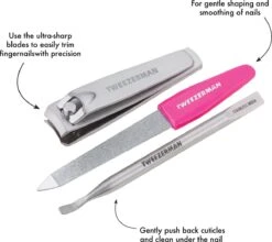 Tweezerman Mini Nagelset - RVS - Manicureset Met Nagelvijl, Nagelknipper, Bokkenpoot En Nagelriemknipper - Roze 8 Tweezerman Mini Nagelset - RVS - Manicureset Met Nagelvijl, Nagelknipper, Bokkenpoot En Nagelriemknipper - Roze -Glam Make-up Verkoop 1200x1068