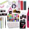 Acrylnagels Set | Nepnagels | Acryl Nagels Kit Starterspakket | Elektrische Nagelvijl | Basispakket | Nail Art Pakket | 42 Kleuren Acryl Poeders/Glitters | 500 Franse Tips | Acrylic Liquid | Nagel Lijm | Plaknagels | 73 Delig | Nagel Set | Nagelstad