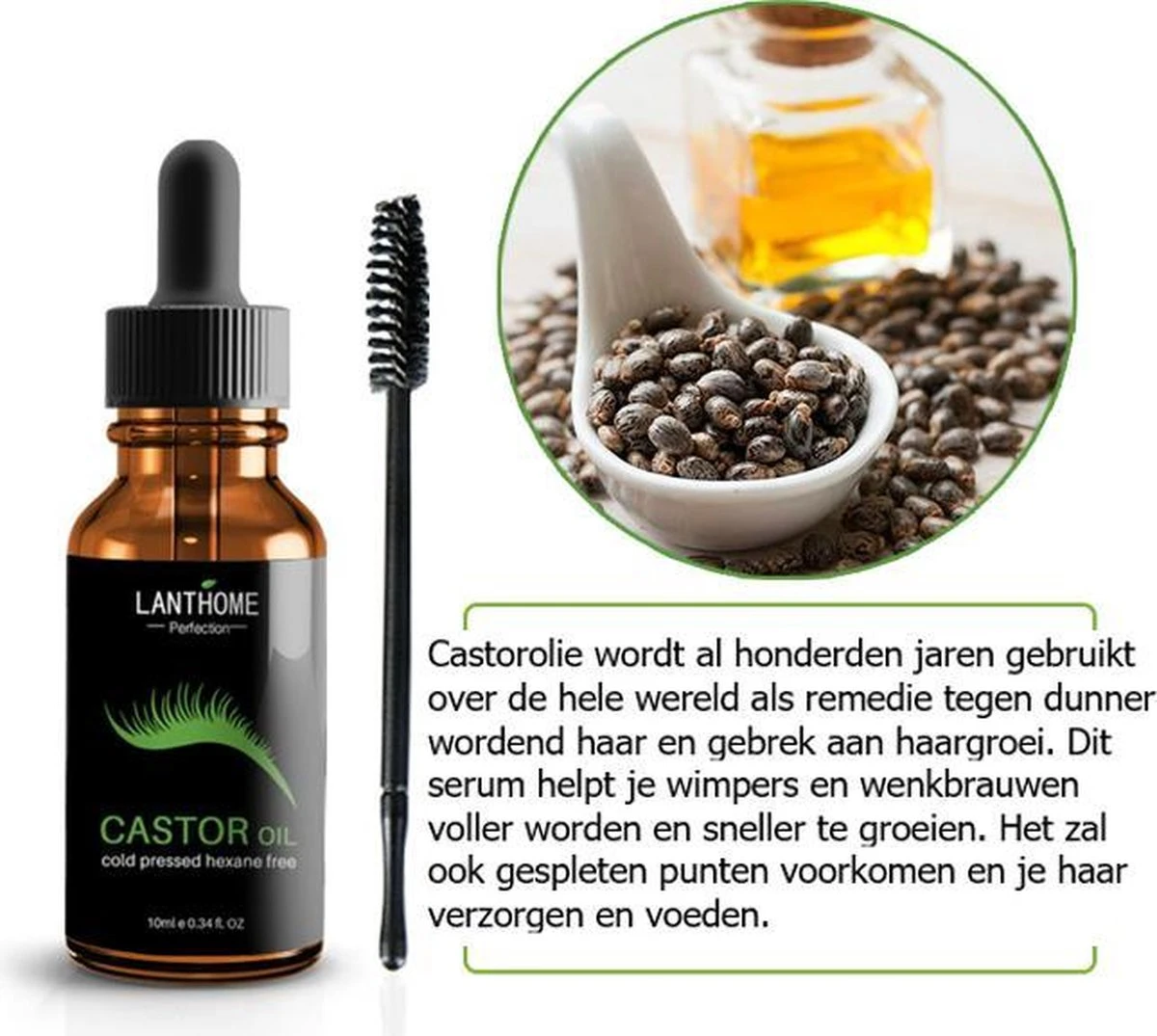 Lanthome Wimperserum - Met Castor Olie 6 Lanthome Wimperserum - Met Castor Olie - Afbeelding 6