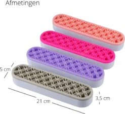 Make Up Organizer - Melon - Make Up Holder - Kwasten Organizer - Make Up Houder - Nagellak/Lipstick Organizer - Lippenstift Houder - Siliconen -Glam Make-up Verkoop 1200x1094 9