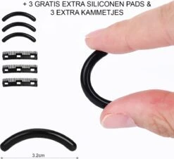 INTER-ESQUE® Wimperkruller - Eyelash Curler + 3x Gratis Extra Siliconen Pad & 3x Extra Kam - Zilver 12 INTER-ESQUE® Wimperkruller - Eyelash Curler + 3x Gratis Extra Siliconen Pad & 3x Extra Kam - Zilver -Glam Make-up Verkoop 1200x1099 4