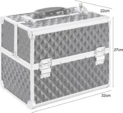 AREBOS Cosmeticakoffer Beauty Case Multikoffer 15 L Zwart -Glam Make-up Verkoop 1200x1101 4