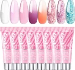 Polygel- Polygel Kit- Polygel Nagels- Polygel Starter Set - RH0594: Thin Nail File 1 Grey Nail File 1 48W White Nail Dryer Helmet Lamp 220V 1 Curved Tweezers 1 Glass Cup 1 Cuticle Fork 1 Cuticle Pusher 1 Nail Cutter 1 Dual End Nail Brush 1 8G Nail Gl 17 Polygel- Polygel Kit- Polygel Nagels- Polygel Starter Set - RH0594: Thin Nail File 1 Grey Nail File 1 48W White Nail Dryer Helmet Lamp 220V 1 Curved Tweezers 1 Glass Cup 1 Cuticle Fork 1 Cuticle Pusher 1 Nail Cutter 1 Dual End Nail Brush 1 8G Nail Gl -Glam Make-up Verkoop 1200x1114