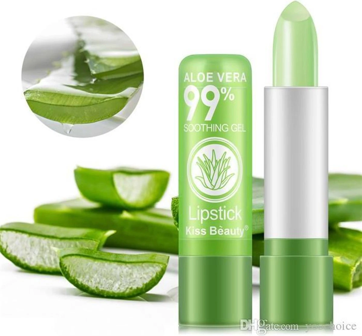 Kiss Beauty Aloë Vera Lip Gel Balm Lipstick - Kleurverandering Langdurige - Hydraterende - Lip Moisturizer Jelly Balm 1 Kiss Beauty Aloë Vera Lip Gel Balm Lipstick - Kleurverandering Langdurige - Hydraterende - Lip Moisturizer Jelly Balm