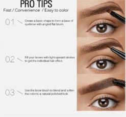 Sace Lady Tattoo Brow Peel-Off Gel - Brow Gel - Wenkbrauw Gel Mascara – Black Brown #03 – Assortiment ‘Het Gemak’ -Glam Make-up Verkoop 1200x1117 10