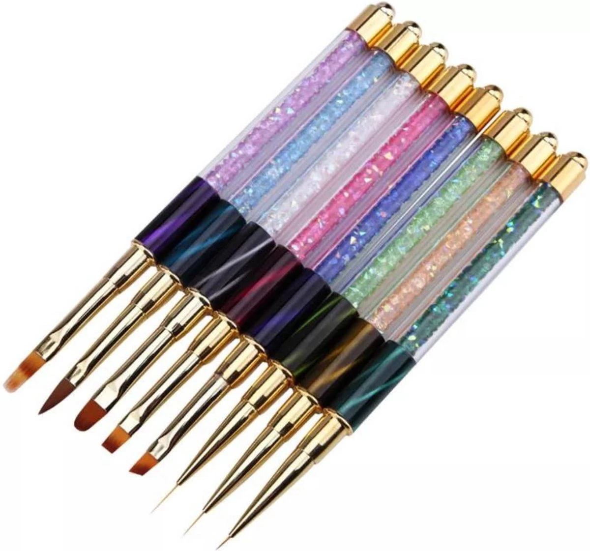 Nail Art Penselen - 8-delig - Penselen - Nail Art Brushes - Nail Art Kwasten - Nail Art - Nail Art Tools - Nail Art Set - Nail Art Kwast - Penselenset - Penselen Set - Penselen Nagels - Nail Art - Nail Art Kit - Nail Art Penseel 4 Nail Art Penselen - 8-delig - Penselen - Nail Art Brushes - Nail Art Kwasten - Nail Art - Nail Art Tools - Nail Art Set - Nail Art Kwast - Penselenset - Penselen Set - Penselen Nagels - Nail Art - Nail Art Kit - Nail Art Penseel - Afbeelding 4