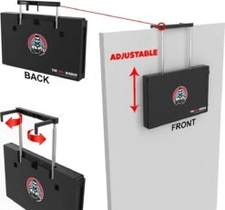 360 ° Graden Spiegel - SELF Cut Mirror System - DRIE Zijspiegel Voor Zelfknippend Haar Met In Hoogte Verstelbare Telescopische Haken (360 Spiegels Met LED-verlichting) (Slechts 360 Spiegels) -Glam Make-up Verkoop 1200x1121 6