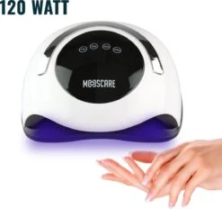 MOOSCARE 120 Watt LED Lamp Voor Gellak Nagels - UV Lamp Gelnagels - Nail Art Nagellamp - Gel Nagellak Nageldroger