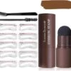 EverToys Wenkbrauw Stempel - Plus Poeder - Eye Brow Stamp - Kit - Trimmer - Potlood - Lash Lift - Stick - Potlood - Set - Bruin