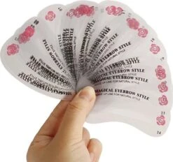 LOUZIR Wenkbrauw Sjablonen Set - 24 Stuks - Wenkbrauw Tekenen -Glam Make-up Verkoop 1200x1127 10