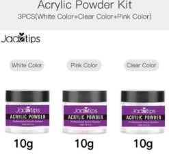 Acrylnagels Set | Nail Art | Liquid MMA Free | Wit, Roze & Transparant -Glam Make-up Verkoop 1200x1134 3
