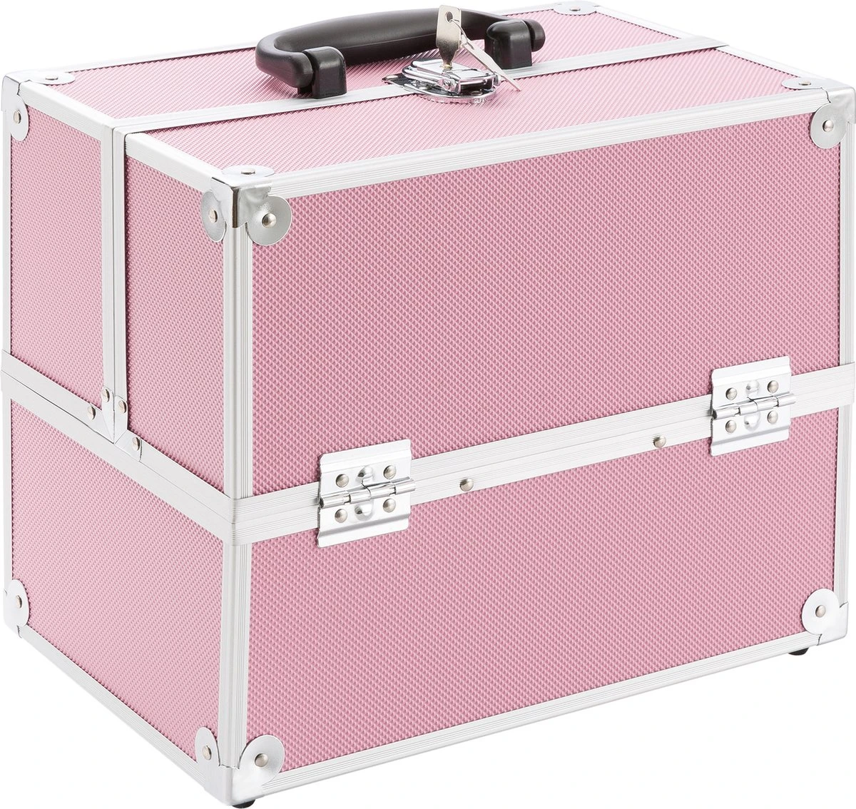 AREBOS Cosmeticakoffer Beauty Case Multikoffer 15 L Roze 1 AREBOS Cosmeticakoffer Beauty Case Multikoffer 15 L Roze