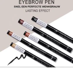Wenkbrauw Microblade Pen - Tattoo - BRUIN 03 - Watervaste Microblading Wenkbrauwpen - Eyebrow Tattoo Pen - Make Up - 4 Punts Pen -Glam Make-up Verkoop 1200x1136 4