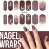 By Emily - Nagel Wrap - Star Struck | 14 Stickers | Nail Wrap | Nail Art | Trendy | Design | Nagellakvrij | Eenvoudig | Nagel Wrap | Nagel Stickers | Folie | Zelfklevend | Sjablonen