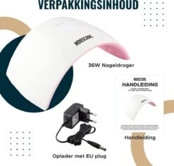 MOOSCARE 36 Watt LED Lamp Voor Gellak Nagels – Nageldroger – Gellak Lamp - UV Lamp Gelnagels - Nail Art Nagellamp - Gel Nagellak Nageldroger -Glam Make-up Verkoop 1200x1145 5