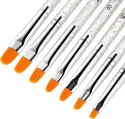 GUAPÀ - Gel Penselen Set Zilver - 7 Stuks - High Quality Gel & Nail Art Brush 9 GUAPÀ - Gel Penselen Set Zilver - 7 Stuks - High Quality Gel & Nail Art Brush -Glam Make-up Verkoop 1200x1145 6