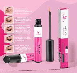 Vivefly Healthcare Winklash - Wimperserum - Wimper Krullen - Wimper Groei - Lash Serum 5ml - -Glam Make-up Verkoop 1200x1148 12
