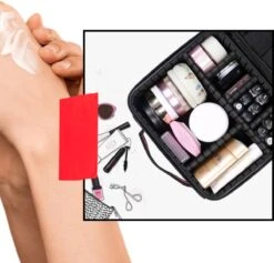 Mmoods Make-up Koffer – Make Up Tas Reizen – Makeup Organizer Verstelbaar -Beautycase Waterdicht – Make-up Tasje Voor Onderweg – Toilettas Voor Cosmetica Zwart 14 Mmoods Make-up Koffer – Make Up Tas Reizen – Makeup Organizer Verstelbaar -Beautycase Waterdicht – Make-up Tasje Voor Onderweg – Toilettas Voor Cosmetica Zwart -Glam Make-up Verkoop 1200x1150 15