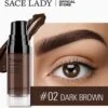 Sace Lady Tattoo Brow Peel-Off Gel - Brow Gel - Wenkbrauw Gel Mascara – Dark Brown #02 – Assortiment ‘Het Gemak’