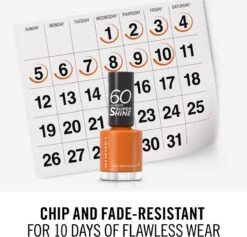 Rimmel London 60 Seconds SuperShine Nagellak - 151 Tan Lines & Good Times -Glam Make-up Verkoop 1200x1152 1