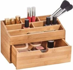 Zeller Present Houten Bureau Organizer - C-04-4-CHout - Sorteervakken & Duurzaam -Glam Make-up Verkoop 1200x1155 19