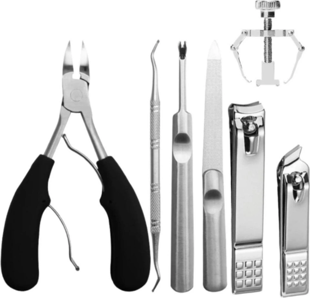 XYZ Goods - 7-delige Manicure Set - Speciaal Voor Ingegroeide Teennagel En Kalknagel - Inclusief Etui 1 XYZ Goods - 7-delige Manicure Set - Speciaal Voor Ingegroeide Teennagel En Kalknagel - Inclusief Etui