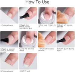 Navulset Flesjes Dippoeder Dipping Powder Activator Basecoat Topcoat Brush Saver Dippn -Glam Make-up Verkoop 1200x1156