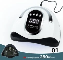 2022 Nageldroger - 280W/66 LEDs - Nagellamp - Nieuw Nageldroger - Wit/Zwart - Manicure/Pedicure Handen En Voeten - Gellak - Gelnagels - Acrylnagels - Top Coat - Matte Top Coat - Led Nagellamp - Uv Nagellamp - Nagels - Nagellak Droger - Tafellamp 16 2022 Nageldroger - 280W/66 LEDs - Nagellamp - Nieuw Nageldroger - Wit/Zwart - Manicure/Pedicure Handen En Voeten - Gellak - Gelnagels - Acrylnagels - Top Coat - Matte Top Coat - Led Nagellamp - Uv Nagellamp - Nagels - Nagellak Droger - Tafellamp -Glam Make-up Verkoop 1200x1156 3