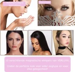Hoge Korting - VERLUXX© - 'Quality Over Quantity' - 3D Magnetische Wimpers Incl. 1+1 GRATIS Geïoniseerde Waterproof Eyeliner & Pincet, Fake Lashes, Nepwimpers, Magnetic Lashes, Herbruikbare Realistic Wimpers -Glam Make-up Verkoop 1200x1156 8