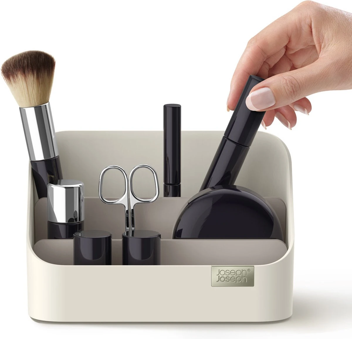 Joseph Joseph Make-up Display - Beige - Sorteervakken 3 Joseph Joseph Make-up Display - Beige - Sorteervakken - Afbeelding 3