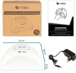 ForDig 80W Professionele Nageldroger Voor Gel Nagels - Nagellak Droger Met UV LED Lamp En Timer Voor Gelnagels - Nageldrogerlamp Met 45 LED Lampjes Voor Nagel Gellak - Geschikt Voor Manicure En Pedicure - Nagellakdroger Hard Gelpolish Builder 13 ForDig 80W Professionele Nageldroger Voor Gel Nagels - Nagellak Droger Met UV LED Lamp En Timer Voor Gelnagels - Nageldrogerlamp Met 45 LED Lampjes Voor Nagel Gellak - Geschikt Voor Manicure En Pedicure - Nagellakdroger Hard Gelpolish Builder -Glam Make-up Verkoop 1200x1159 1