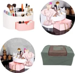Springos Make Up Organizer - Meerdere Vakken - Lade Kast - Wit/Roze 9 Springos Make Up Organizer - Meerdere Vakken - Lade Kast - Wit/Roze -Glam Make-up Verkoop 1200x1161 9