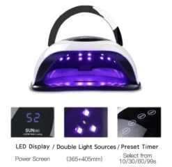 Nageldroger 120 Watt LED UV Inclusief Manicure- Pedicure Set - Professioneel - Nagel Lamp LED - Professionele Nageldroger - Ledlamp - Gel Nagellak - Gelpolish - Gel Nagels - Builder Gel - Acryl 13 Nageldroger 120 Watt LED UV Inclusief Manicure- Pedicure Set - Professioneel - Nagel Lamp LED - Professionele Nageldroger - Ledlamp - Gel Nagellak - Gelpolish - Gel Nagels - Builder Gel - Acryl -Glam Make-up Verkoop 1200x1165 1
