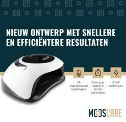 MOOSCARE 120 Watt LED Lamp Voor Gellak Nagels - UV Lamp Gelnagels - Nail Art Nagellamp - Gel Nagellak Nageldroger -Glam Make-up Verkoop 1200x1165 2