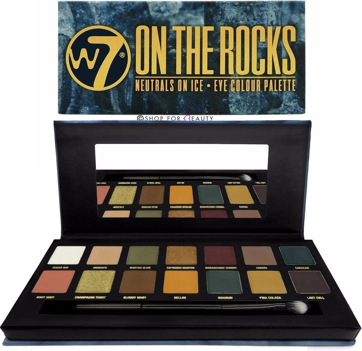 W7 On The Rocks Neutrals On Ice Oogschaduw Palette 2 W7 On The Rocks Neutrals On Ice Oogschaduw Palette - Afbeelding 2
