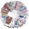 Set Van 30 X Transfer Nail Art Foil | Nagel Folie | Bloemen Design Nagelfolie | Voor Op Nagellak, UV LED Gellak Met Transfer Gel | Sparkolia