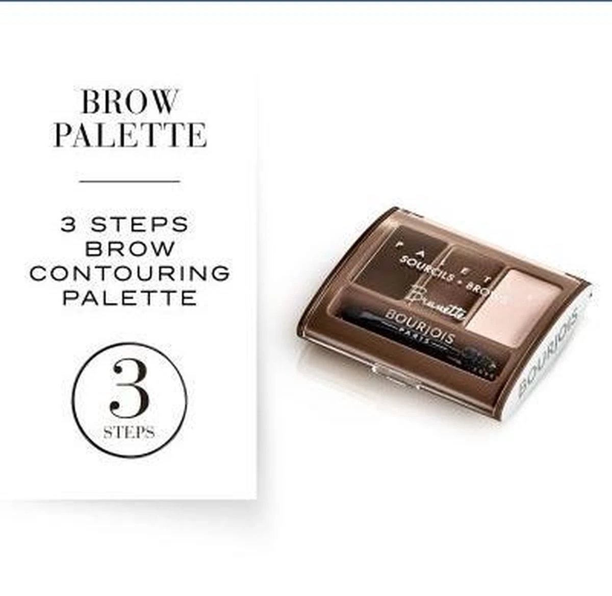 Bourjois Brow Palette Wenkbrauwmake-up - 2 Brunette 8 Bourjois Brow Palette Wenkbrauwmake-up - 2 Brunette - Afbeelding 8